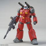 1/144 HG Guncannon model with accessories and details highlighted for collectors