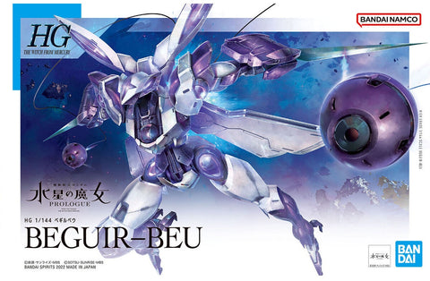 1/144 HG Gundam Beguir-Beu model kit from Mobile Suit Gundam: The Witch from Mercury, detailed front view
