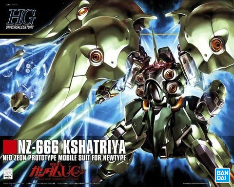 1/144 HGUC NZ-666 Kshatriya model kit front view