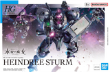 1/144 scale model of Heindree Sturm from Mobile Suit Gundam: The Witch from Mercury, angled view