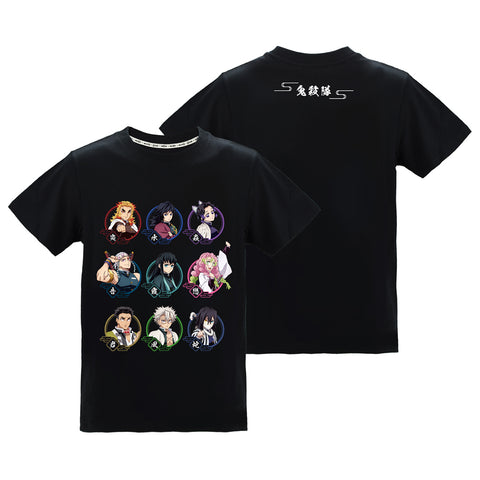 Demon Slayer: Kimetsu no Yaiba Nine Pillars Full-Color T-Shirt