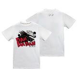 Dandadan Trendy Takakura Ken White T-Shirt Bold Party XL