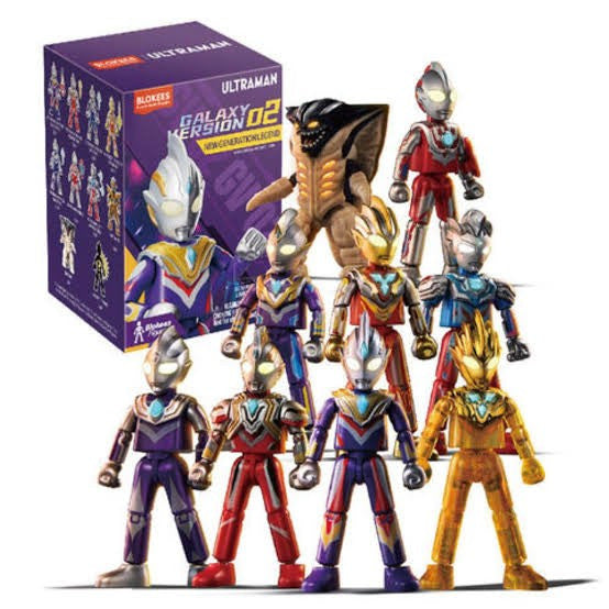 Ultraman Galaxy Version (GV) 02 Blokees Figures - New
