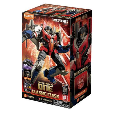 TRANSFORMERS Classic Class(CC) 16-MovieOne Starscream Blokees Figure - Luminous Eyes