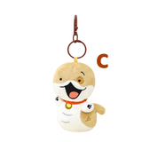 Toothy Puppy Snake Spot Plush Charms - 11cm