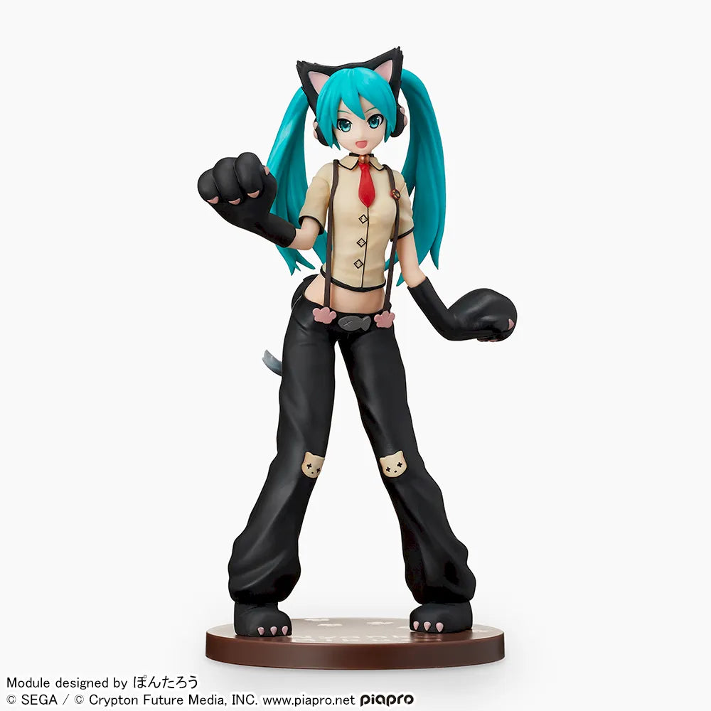SEGA - Hatsune Miku Project DIVA Arcade Future Tone - Hatsune Miku Cat SPM Figure