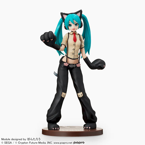 SEGA - Hatsune Miku Project DIVA Arcade Future Tone - Hatsune Miku Cat SPM Figure