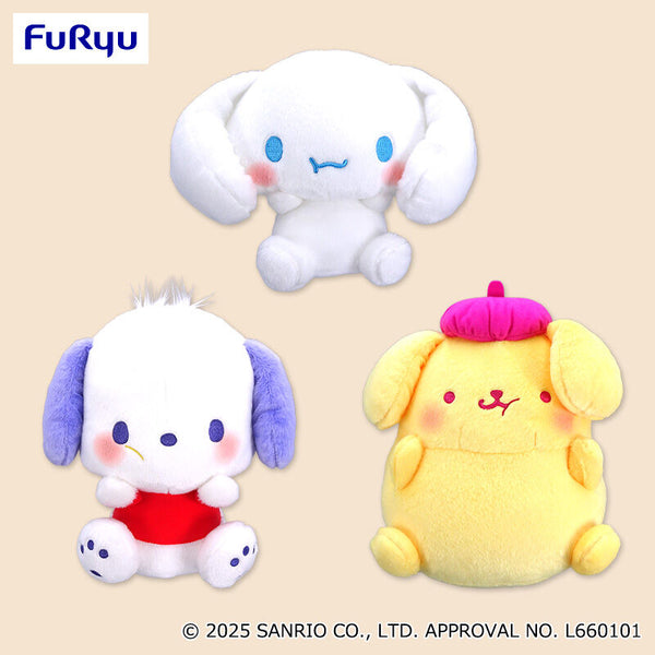 Sanrio Characters Pochacco Squeezable Big Plush - Pochacco