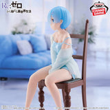 Banpresto - RE:ZERO -Starting Life in Another World- Rem Relax Time Another Color Ver. Blue Figure