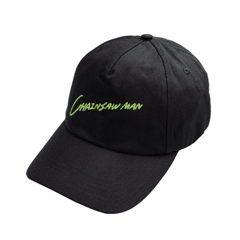 Apparel Chainsaw Man Embroidered Cap - Black