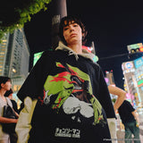 Apparel Chainsaw Man Full Print T-Shirt (Black)