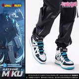 Apparel Hatsune Miku Vocaloid High-Top Sneakers Classic White