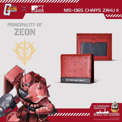 Bag & Wallets Mobile Suit Gundam MS-06S Char's Zaku II Cardholder