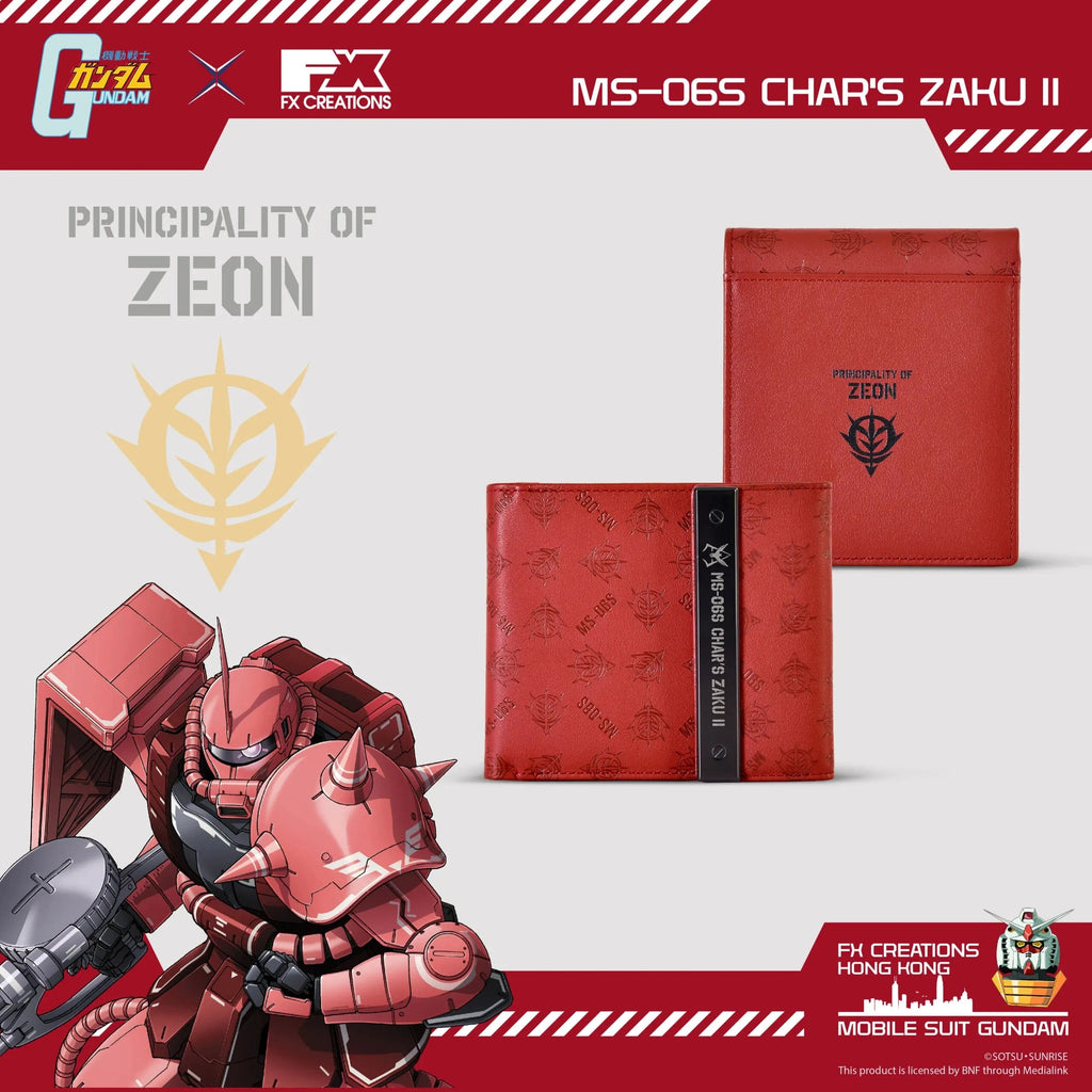 Bag & Wallets Mobile Suit Gundam MS-06S Char's Zaku II Wallet