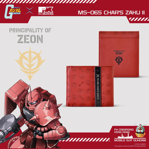 Bag & Wallets Mobile Suit Gundam MS-06S Char's Zaku II Wallet