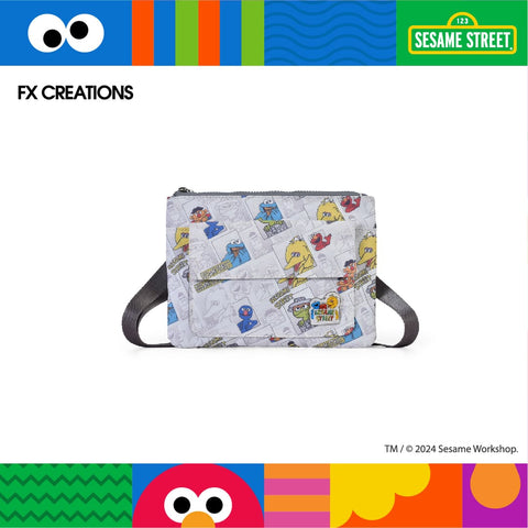 Bag & Wallets Sesame Street Crossbody Bag - Classic Characters Design