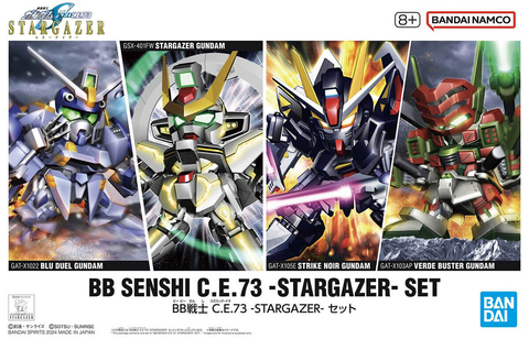 BB Senshi C.E.73 Stargazer Set front view