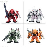 Close-up view of BB Senshi ZGMF Zaku Series Set