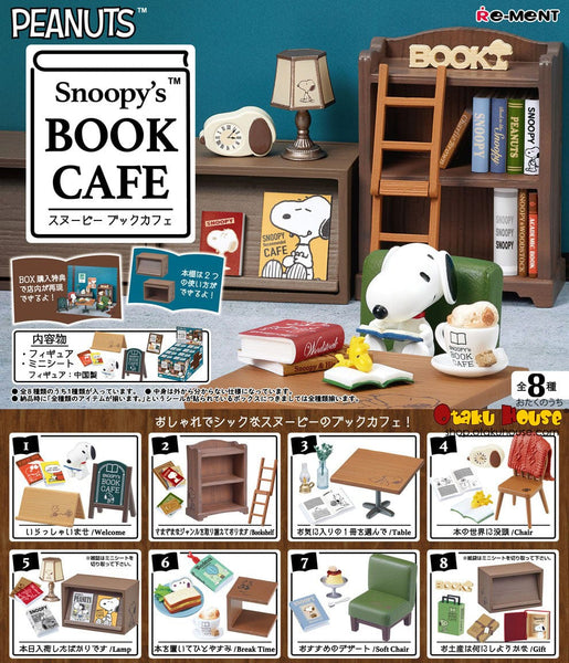 Re-Ment Snoopy's Book Cafe - Otaku House Canada