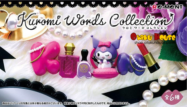Re-MeNT -  Kuromi Words Collection 全6種セット 未使用品 Blind Box] Sanrio Kuromi Words Collection - Re-Ment - Otaku House USA