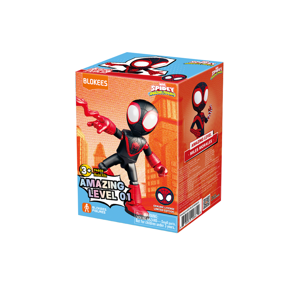 Blind Box Blokees Figures Spidey And His Amazing Friends - lifestyle shot