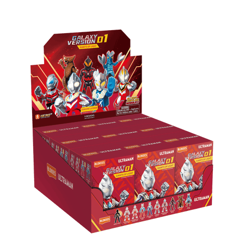 Blokees Figures Ultraman Galaxy Version 01 Giants of Light front view