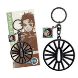 Charm & Keychain Demon Slayer - Tanjiro Kamado Wheel Gate Metal Keychain