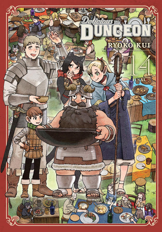 Delicious in Dungeon, Vol. 14 front cover view with high resolution
