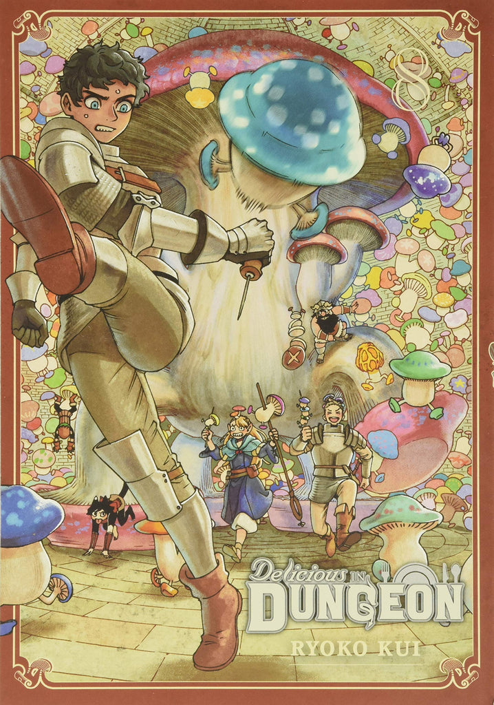 Delicious in Dungeon, Vol. 8 from the front view, showcasing the book cover art.