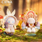 Emma Secret Forest Poetry Party Series figurine on a designed background