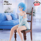 Banpresto - RE:ZERO -Starting Life in Another World- Rem Relax Time Another Color Ver. Blue Figure