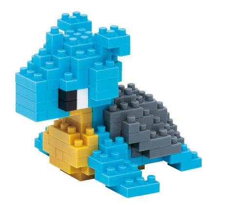 Kawada NBPM-009 nanoblock Pokemon Lapras front view with packaging