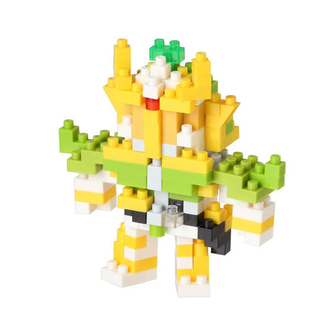 Front view of Kawada NBTN-006 nanoblock Kamen Masked Rider Zangetsu Melon Arms packaging