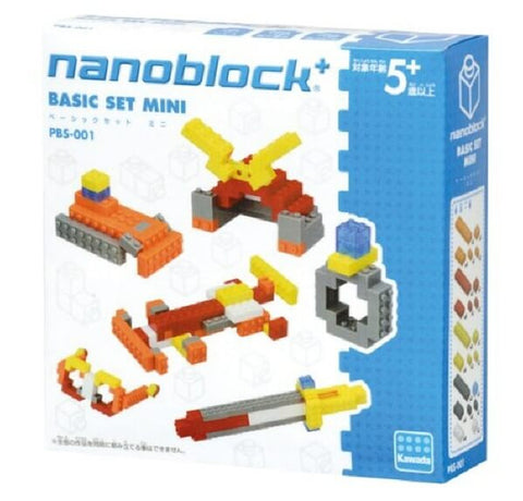 Kawada PBS-001 nanoblock plus BASIC SET MINI packaging front view
