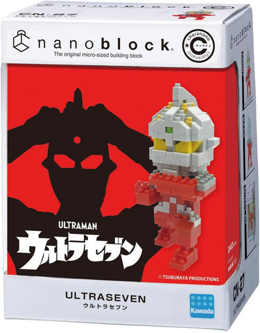Front view of Kawada CN-27 Nanoblock charanano Ultraseven packaging