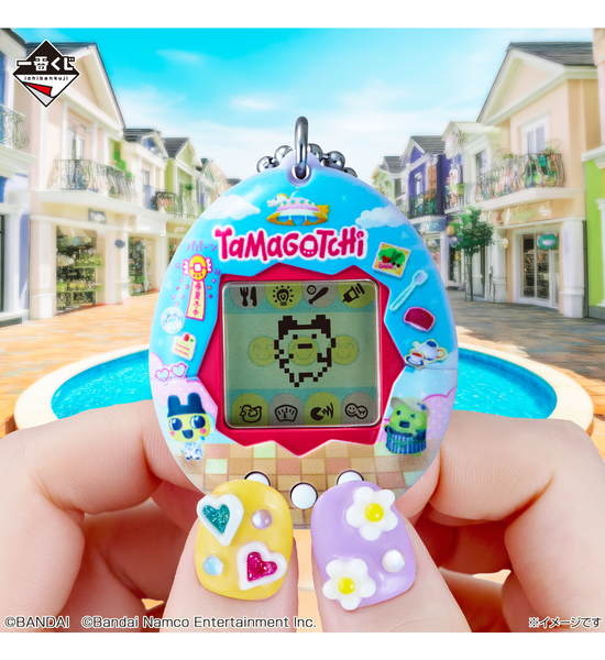Ichiban Kuji Tamagotchi's Puchi Puchi Omisechi - Last Prize Omisetchi Sound Key Stand