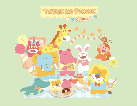 Kuji Kuji - Tabekko Animal - Tabekko Picnic Time