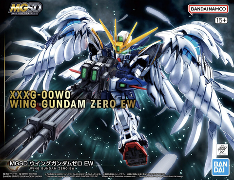 MGSD Wing Gundam Zero EW in front view with detailed design