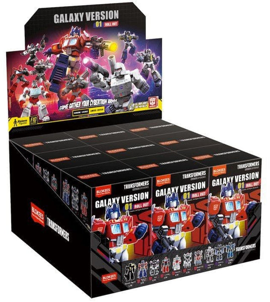 Transformers Blokees Galaxy Version 01 Roll Out Figure (Box Of 9