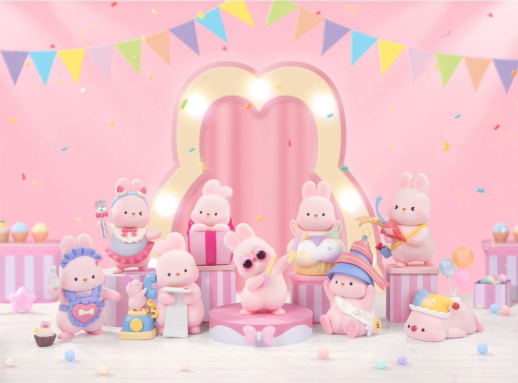 Funism MoMo Bunny Memorial Day Series Blind Box showcasing the product in a clear and professional manner.