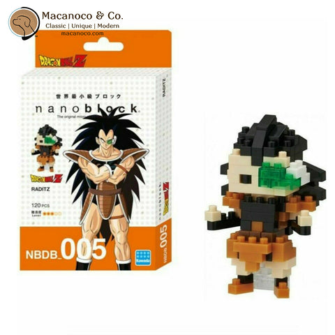 Nanoblock DragonBall Z Raditz Building Toy front view
