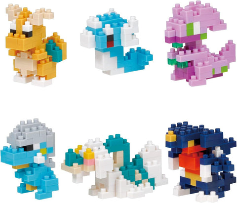 Nanoblock Mini Nano Pokemon Dragon Type Box with 6 pieces