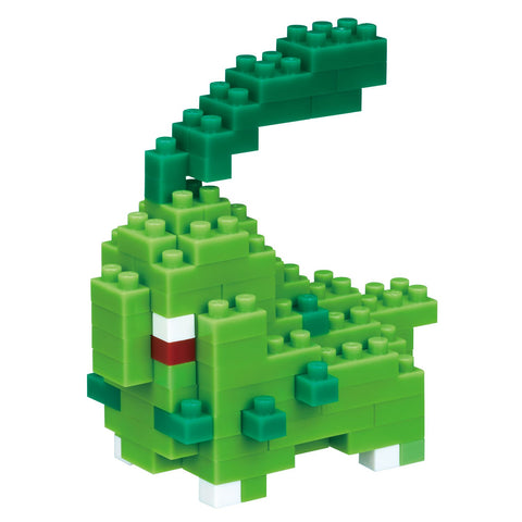 Nanoblock Pokemon Chikorita front view packaging