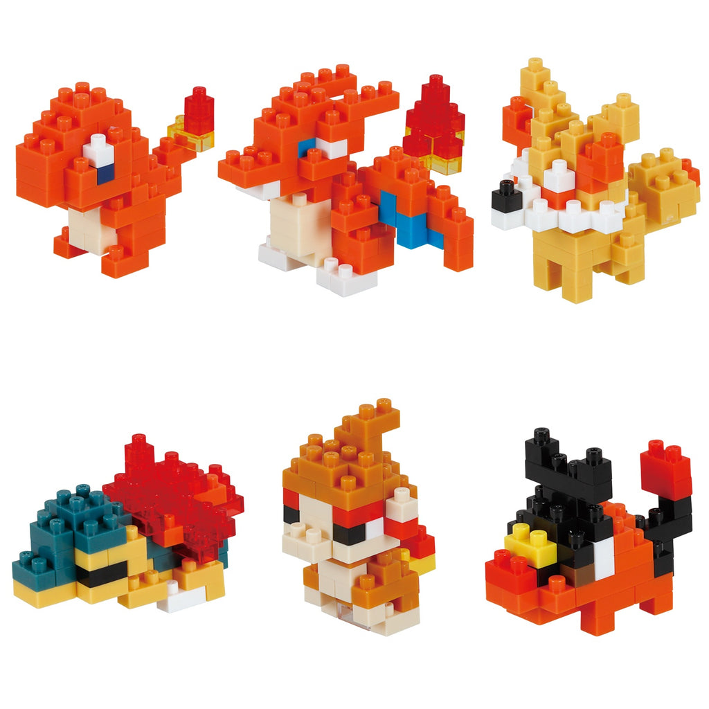 Another angle of Nanoblock Pokémon Type: Fire NBMC-11 packaging showcasing the box design.