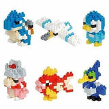 Nanoblock Mini Nano Pokemon Water Type (BOX) NBMC_16S - packaging