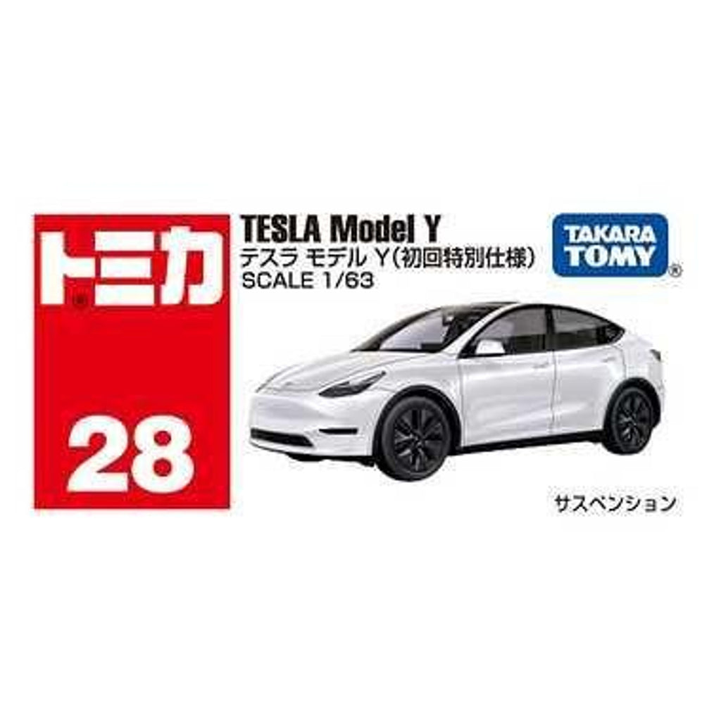 NO.28 TESLA MODEL Y (FIRST SPECIAL EDITION) displayed clearly with branding