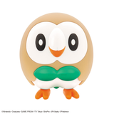 Lifestyle shot of Pokemon Plamo Collection Quick Series!! 10 Rowlet figure