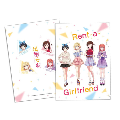 Stationery Rent-A-Girlfriend - A4 Clear File Folder (Character Group Design)