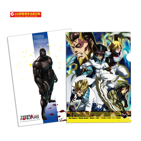 Stationery Terraformars - Hizamari Shizuku, Komachi S., Davis M., Garcia M., Stewart A. L Shape Folder Type B