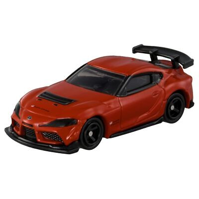 Takara Tomica No.22 GR Supra GT4 EVO box minicar toy on a white background